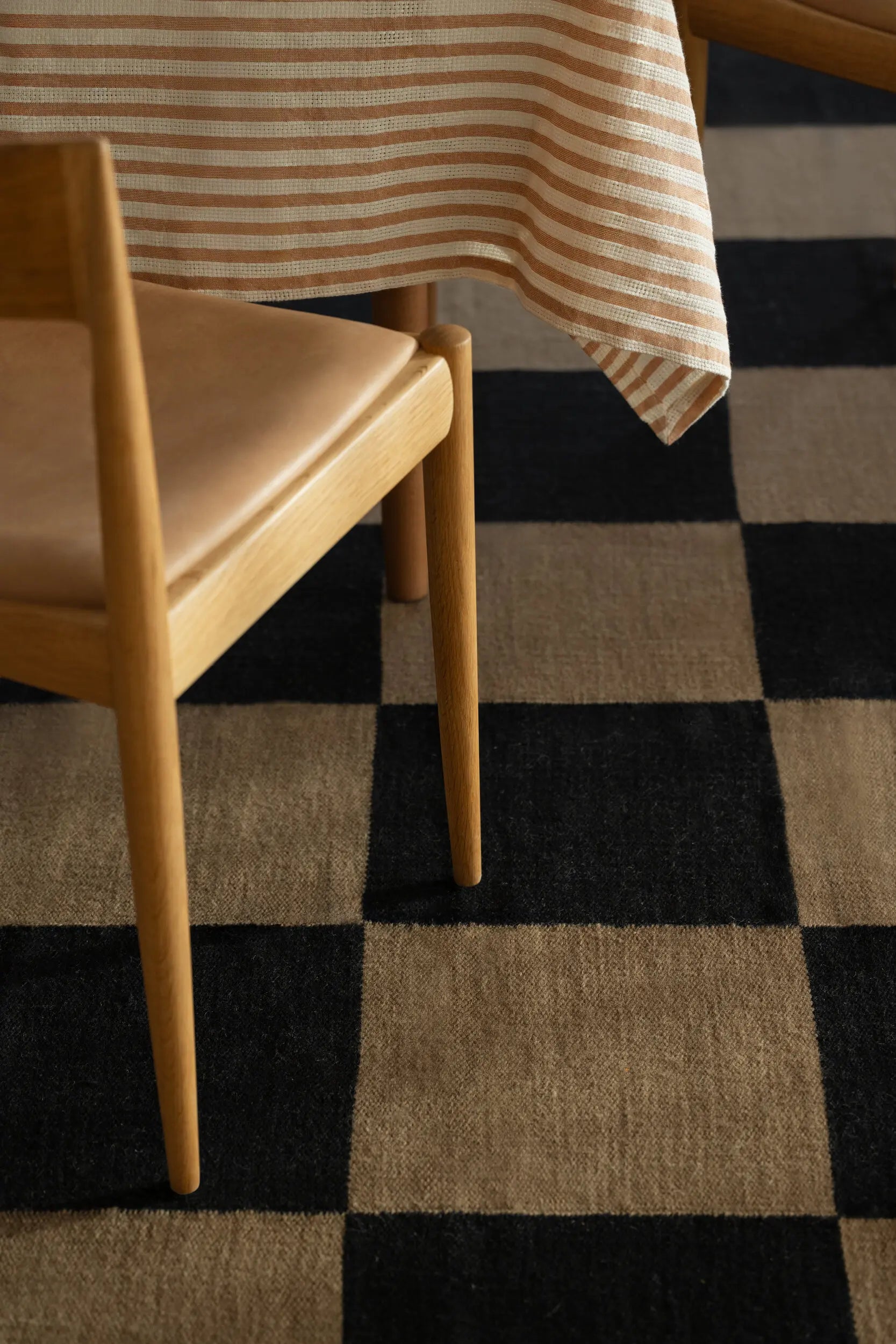 Chess Orange/Burgundy